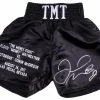 Iconsofboxing.com Floyd Mayweather Jr Signed TMT Custom Boxing Trunks (Beckett COA)