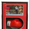 Iconsofboxing.com Floyd Mayweather Jr. Autographed Boxing Glove In A Shadowbox Display Case JSA