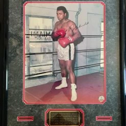 Iconsofboxing.com BOXING MEMORABILIA Muhammad Ali Autographed 16 X 20 Photo, Field Of Dreams Certified: SOLD!