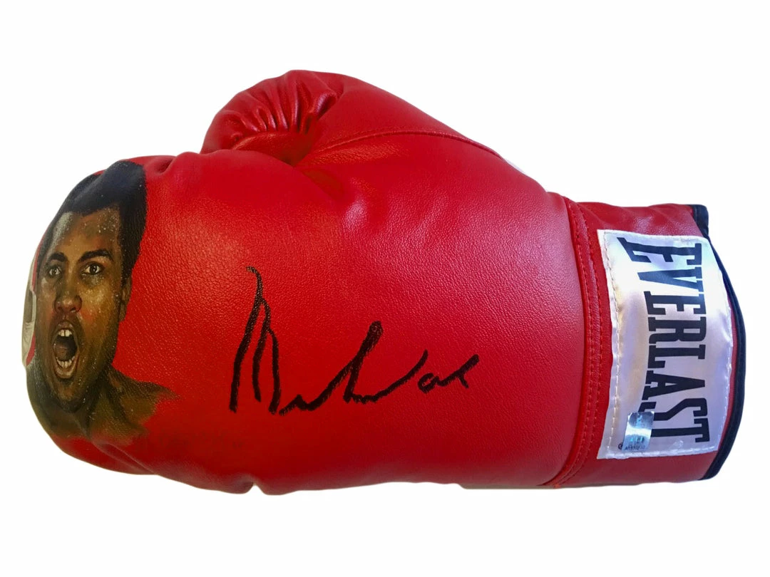 Iconsofboxing.com Muhammad Ali Autographed And Painted Everlast Boxing Glove With Ali Co. Certification BOXING MEMORABILIA