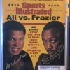 Iconsofboxing.com Muhammad Ali Signed Vintage SI Autographed Ali Vs Frazier Boxing Magazine TOP FIGHTERS