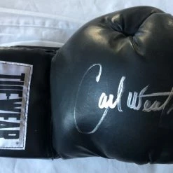 Iconsofboxing.com FEATURED Carl Weathers Autographed TUFFWEAR Black Boxing Glove "Apollo Creed"