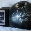 Iconsofboxing.com Carl Weathers Autographed TUFFWEAR Black Boxing Glove "Apollo Creed" FEATURED