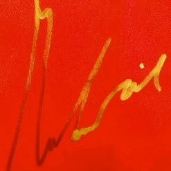 Iconsofboxing.com BOXING MEMORABILIA Muhammad Ali Autographed Custom Made Boxing Robe Signed In Gold, Ali Co.