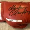 Iconsofboxing.com Marvin Hagler Autographed Red Everlast Boxing Glove