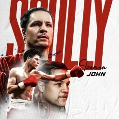 Iconsofboxing.com John Iceman Scully Autographed Signed Rare Custom 8x10 Photo. BOXING MEMORABILIA