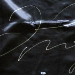 Iconsofboxing.com Custom Boxing Robe Has Been Hand-signed In Silver Paint-pen By Floyd Mayweather Jr.