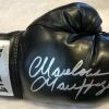 Iconsofboxing.com TOP FIGHTERS Marvin Hagler Autographed Signed Black Everlast Boxing Glove In Silver Marker
