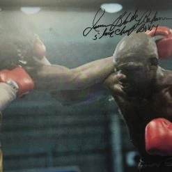 Iconsofboxing.com TOP FIGHTERS Iran "The Blade" Barkley Autographed Signed Everlast Boxing Glove