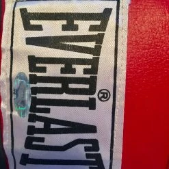 Iconsofboxing.com BOXING MEMORABILIA Muhammad Ali Steiner Sports Certified Autographed Everlast Red Boxing Glove Bold Signature.