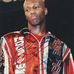 Iconsofboxing.com Zab Judah Custom Boxing Corner Man Jacket Fight Worn In His Match